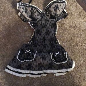 Victoria Secret Black Lace Lingerie